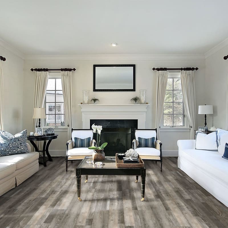 Aqualogic Pro Acadia Pine SPC Vinyl Flooring w/Pad - Seconds and